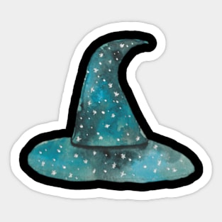 Watercolor Witch Hat Sticker